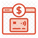Webpage Card Payment Icon