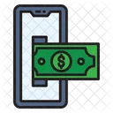 Online Pay Digital Money Icon