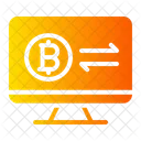 Online Payment Bitcoin Cryptocurrency Icon