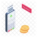 Online Payment Bill Transaction Icon