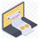 Online Payment Bill  Icon