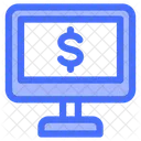 Online Payment Monitor Transfer Icon