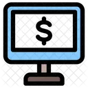 Online Payment Monitor Transfer Icon