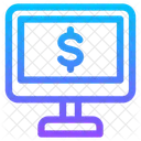 Online Payment Monitor Transfer Icon