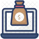 Online Banking Online Earning Online Investment Icon