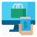 Online Shopping Business Icon