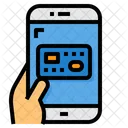 Online Payment Credit Card Smartphone Icon