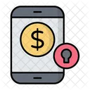 Mobile Payment Lock Security Icon