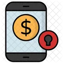 Online Payment Lock Icône