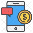 Money Online Phone Icon