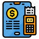 Online Payment Receipt  Icon