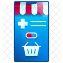 Online Pharmacy Online Medicine Shop Healthcare Icon