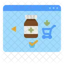 Online Pharmacy Pharmacy Online Icon