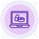 Online Pharmacy Color Circle Icon Icon