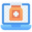 Online Pharmacy Online Shopping Icône