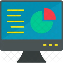 Online pie chart  Icon