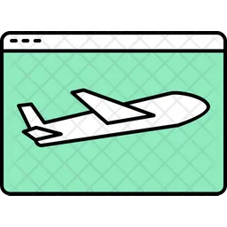 Online Plane  Icon
