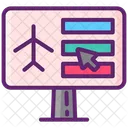 Online Plane Booking  Icon