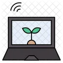 Online Plant Crop Icon