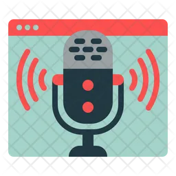 Online Podcast  Icon