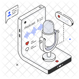 Online Podcast  Icon