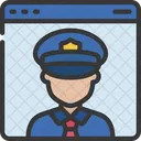 Online Police  Icon