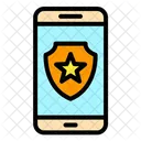 Online Police Cyber Digital Icon