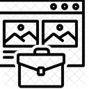 온라인 포트폴리오 온라인 포트폴리오 아이콘