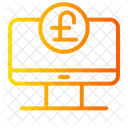Online Pound Online Money Online Currency Icon