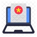 Online Prescription Medical Report Rx Icon