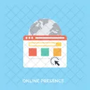 Online Presence  Icon