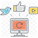 Online Presence Online Online Presence Icon
