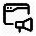 Online Presence Digital Footprint Internet Visibility Icon