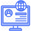 Online Presence Website Profile Icon
