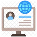 Online Presence Website Profile Icon