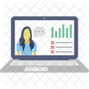 Online Presentation  Icon