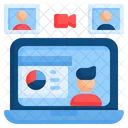 Presentation Online Online Conference Video Conference Icon