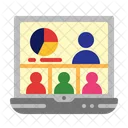 Presentation Video Communication Icon