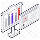 Video Presentation Online Presentation Business Presentation Icon