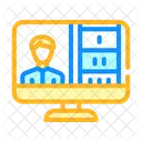Online Presentation  Icon