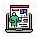 Online Presentation  Icon