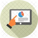 Online Presentation Chart Meeting Icon