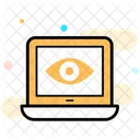 Online Privacy Surveillance Data Protection Icon
