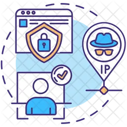 Online privacy  Icon
