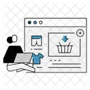 Online Product Web Shopping E Icon
