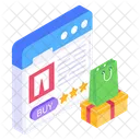 Web Shop Online Products Online Product Rating Icon
