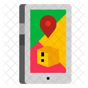 Mobile Tracking Phone Icon