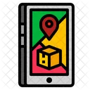 Mobile Tracking Phone Icon