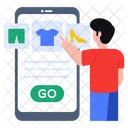 Shopping App Mcommerce Mobile Shopping Icon