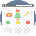 Online Products Online Shopping Ecommerce Icon